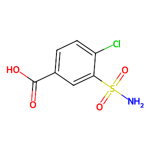 3-(Aminosulfonyl)-4-chlorobenzoic acid,1205-30-7