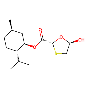 (1R,2S,5R)-Menthol-5R-hydroxy-[1,3]-oxathiolane-2R-carboxylate,147126-62-3