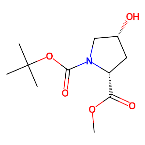 Methyl cis-1-Boc-4-hydroxy-D-prolinate,114676-69-6