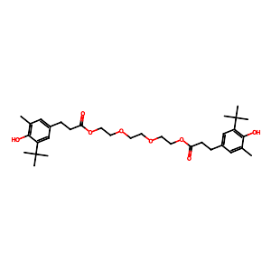 Triethylene glycol bis(3-tert-butyl-4-hydroxy-5-methylphenyl)propionate,36443-68-2