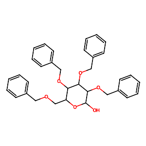 2,3,4,6-tetra-O-Benzyl-alpha-glucopyranose,6564-72-3