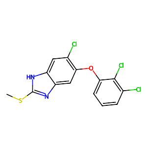 5-Chloro-6-(2,3-dichlorophenoxy)-2-(methylthio)-1H-benzimidazole,68786-66-3