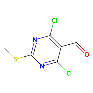 4,6-Dichloro-2-(methylthio)pyrimidine-5-carbaldehyde,33097-11-9