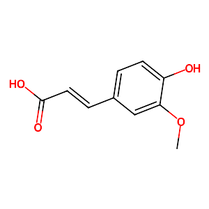 4-Hydroxy-3-methoxycinnamic acid,1135-24-6