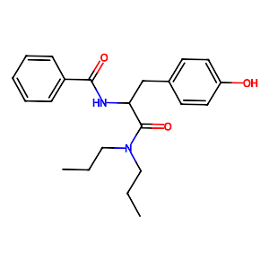 N-Benzoyl-DL-tyrosil-N',N'-dipropylamide,57227-09-5