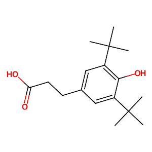 3,5-Di-tert-butyl-4-hydroxyphenylpropionic acid,20170-32-5