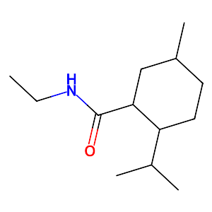 N-Ethyl-5-methyl-2-(1-methylethyl)-cyclohexanecarboxamide,39711-79-0
