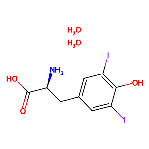 3,5-Diiodo-L-tyrosine dihydrate,18835-59-1