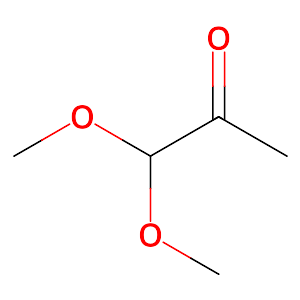 Pyruvic aldehyde dimethyl acetal,6342-56-9