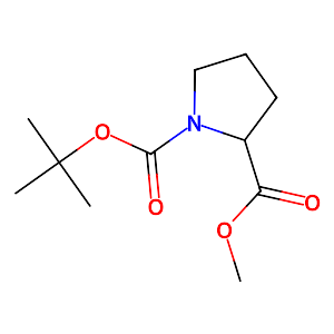 1-tert-Butyl 2-methyl pyrrolidine-1,2-dicarboxylate,145681-01-2