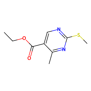 Ethyl 4-methyl-2-(methylthio)pyrimidine-5-carboxylate,7234-25-5