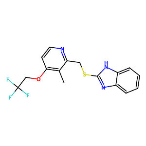 2-[3-Methyl-4-(2,2,2-trifluoroethoxy)-2-pyridinyl ]methyl thio-1H-benzimidazole,103577-40-8