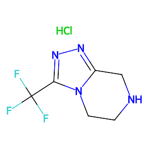 3-(Trifluoromethyl)-5,6,7,8-tetrahydro-[1,2,4]triazolo[4,3-a]pyrazine hydrochloride,762240-92-6