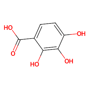 2,3,4-Trihydroxybenzoic acid,610-02-6