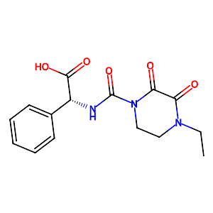 (2R)-2-[(4-Ethyl-2,3-dioxopiperazinyl)carbonylamino]-2-phenylacetic acid,63422-71-9