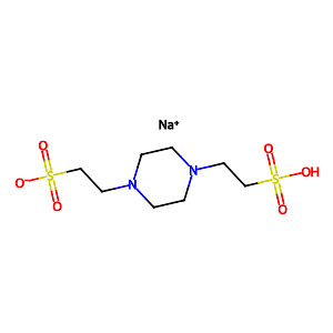 Piperazine-N,N'-bis(2-ethanesulfonic acid), monosodium salt,10010-67-0