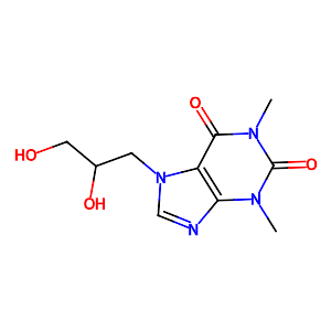 7-(2,3-Dihydroxypropyl)theophylline,479-18-5