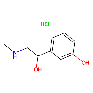 (R)-Phenylephrine Hydrochloride,61-76-7