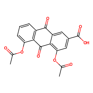 1,8-Diacetoxy-3-carboxyanthraquinone,13739-02-1