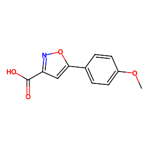 5-(4-Methoxy-phenyl)-isoxazole-3-carboxylic acid,33282-16-5