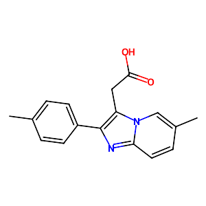 6-Methyl-2-(4-methylphenyl)imidazol[1,2-a]-pyridine-3-acetic acid,189005-44-5