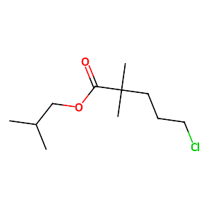 Isobutyl 5-chloro-2,2-dimethylvalerate,109232-37-3