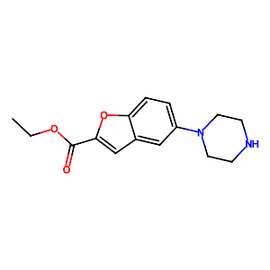 Ethyl 5-(piperazin-1-yl)benzofuran-2-carboxylate,163521-20-8