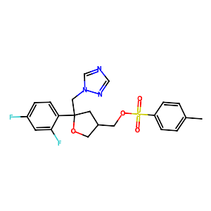 (5R-cis)-Toluene-4-sulfonic acid 5-(2,4-difluorophenyl)-5-(1H-1,2,4-triazol-1-yl)methyltetrahydrofuran-3-yl methyl ester,149809-43-8