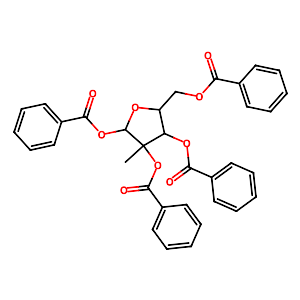 1,2,3,5-tetra-O-benzoyl-2'-C-methyl-beta-D-ribofuranose,15397-15-6
