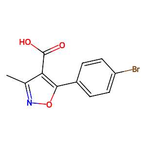 5-(4-Bromophenyl)-3-methylisoxazole-4-carboxylic acid,91182-60-4
