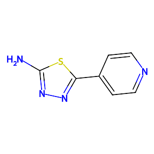 2-Amino-5-(4-pyridinyl)-1,3,4-thiadiazole,2002-04-2