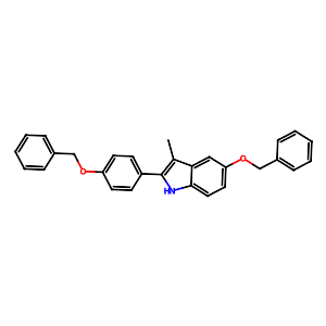 5-(Benzyloxy)-2-(4-(benzyloxy)phenyl)-3-methyl-1H-indole,198479-63-9