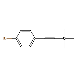 (4-Bromophenyl)ethynyl)trimethylsilane,16116-78-2
