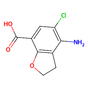 4-Amino-5-chloro-2,3-dihydrobenzofuran-7-carboxylic acid,123654-26-2