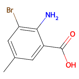 2-Amino-3-bromo-5-methylbenzoic acid,13091-43-5