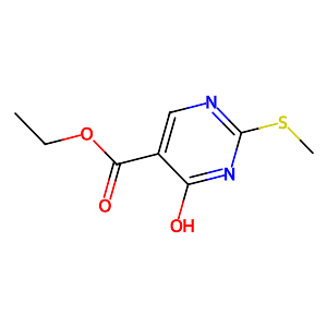 Ethyl 4-hydroxy-2-(methylthio)pyrimidine-5-carboxylate,53554-29-3