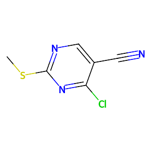 4-Chloro-2-(methylthio)pyrimidine-5-carbonitrile,33089-15-5