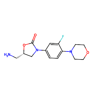 (S)-5-(Aminomethyl)-3-(3-fluoro-4-morpholinophenyl)oxazolidin-2-one,168828-90-8