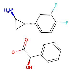 trans-(1R,2S)-2-(3,4-Difluorophenyl)cyclopropanaminium (2R)-2-hydroxy-2-phenylethanoate,376608-71-8