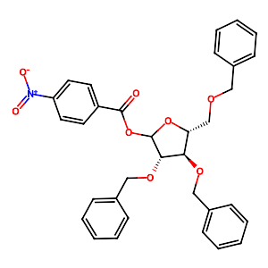 2,3,5-Tri-O-benzyl-D-arabinofuranose 1-(4-nitrobenzoate),52522-49-3