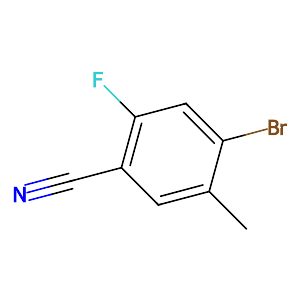 4-Bromo-2-fluoro-5-methylbenzonitrile,916792-13-7
