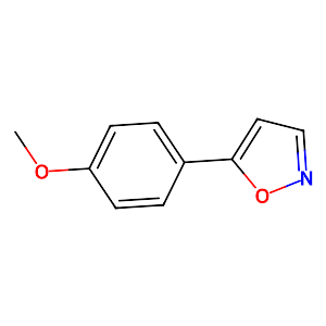5-(4-Methoxyphenyl)isoxazole,3672-48-8