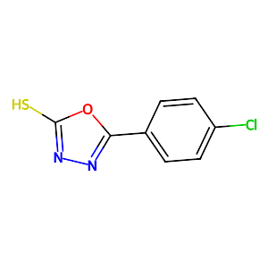 5-(4-Chlorophenyl)-1,3,4-oxadiazole-2-thiol,23766-28-1