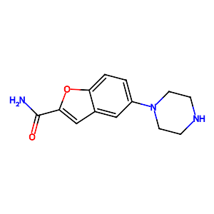 1-(2-Aminocarbonylbenzofuran-5-yl)piperazine,183288-46-2