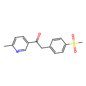 1-(6-Methylpyridin-3-yl)-2-(4-(methylsulfonyl)phenyl)ethanone,221615-75-4