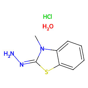 3-Methyl-2-benzothiazolinone hydrazone HCl monohydrate,38894-11-0
