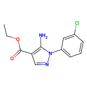 Ethyl 5-amino-1-(3-chlorophenyl)-1H-pyrazole-4-carboxylate,15001-08-8