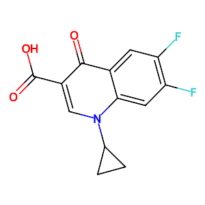 1-Cyclopropyl-6,7-difluoro-1,4-dihydro-4-oxoquinoline-3-carboxylic acid,93107-30-3