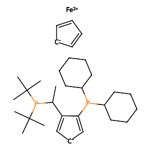 (R)-1-[(SP)-2-(Dicyclohexylphosphino)ferrocenyl]ethyldi-tert-butylphosphine,158923-11-6