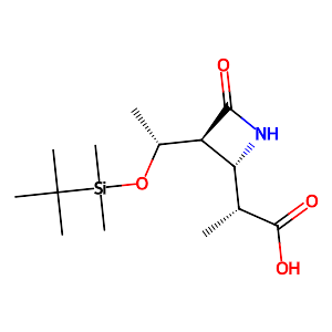 (3S,4S)-4-[(R)-1-carboxyethyl]-3-[(R)-1-(t-butyldimethylsilyloxy)ethyl]-2-azetidinone,90776-58-2